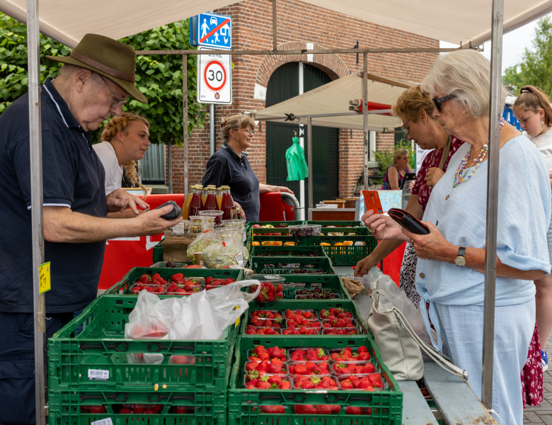 Boerenmarkt: genieten!