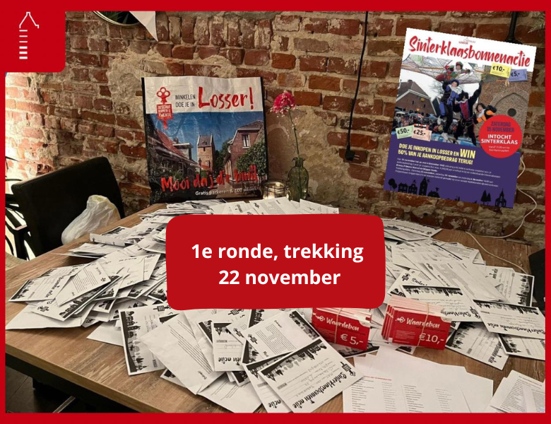 Trekking 1e ronde Sinterklaasactie