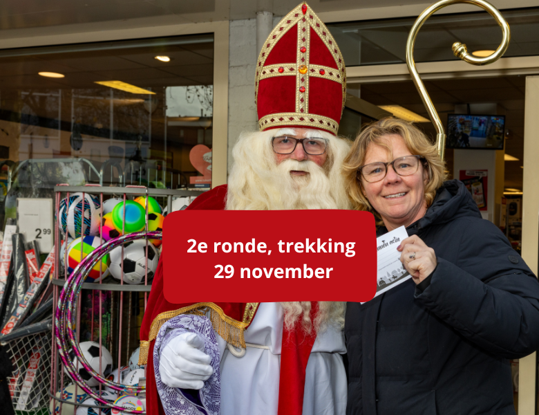 Trekking 2e ronde Sinterklaasactie